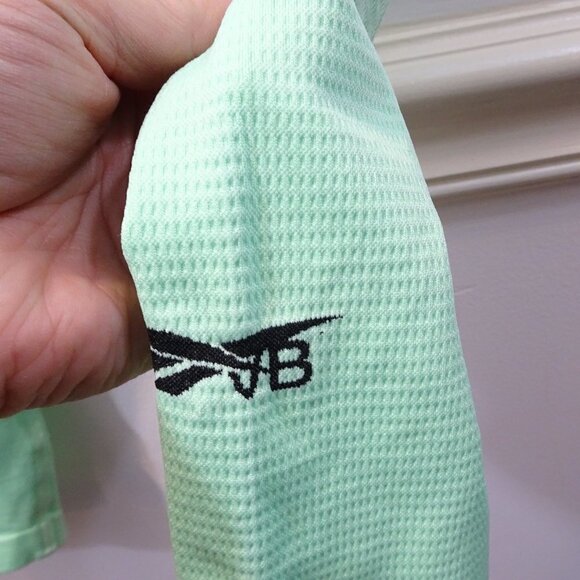 Reebok x Victoria Beckham Womens Seamless Leggings Mint Green Size L NEW - Picture 3 of 7
